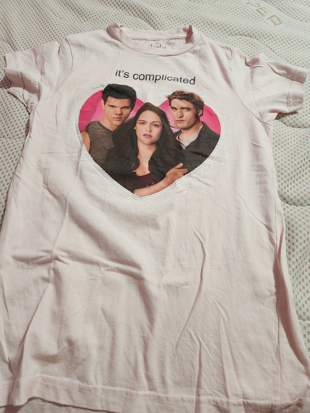 It's Complicated Pink Twilight Graphic Tee